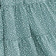 Polka Dot Ruffle Short Sleeve Round Neck Flounce High Waist Short Dress