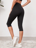 Contrast Mesh High Waist Leggings