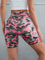 Camo High Waist Biker Shorts