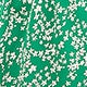 Ditsy Floral Button Short Sleeve Round Neck Flounce High Waist Midi Dress