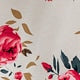 Floral Ruffle Hem Short Sleeve Round Neck Flounce High Waist Short Dress