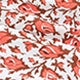 All Over Print Split Thigh Short Sleeve Off The Shoulder Slit High Waist Knee Length Dress