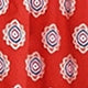 All Over Print Button Front Long Sleeve Deep V Neck Flared High Waist Midi Dress