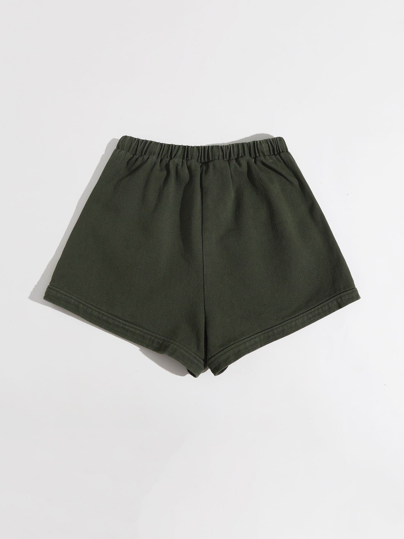 Knot Waist Slant Pocket Shorts