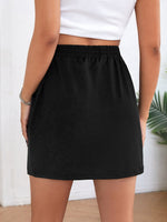 Pocket Knot Straight Skirt