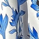 Floral Shirred Sleeveless Straps Flared High Waist Long Dress