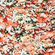 All Over Print Knot Sleeveless Spaghetti Strap Mermaid Short Dress