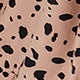 All Over Print Belted Long Sleeve V Neck Flounce High Waist Women Long Dress