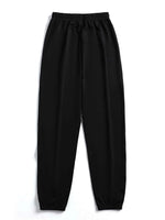 Skeleton & Letter Graphic Elastic Waist Sweatpants