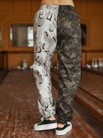 Colorblock Camo Joggers