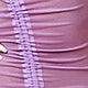 Plain Drawstring Sleeveless Round Neck Pencil Natural Mini Dress