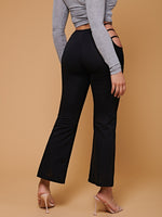 Ladder Cut Out Flare Leg Pants