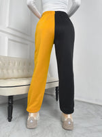 Two Tone Fire Print Sweatpants