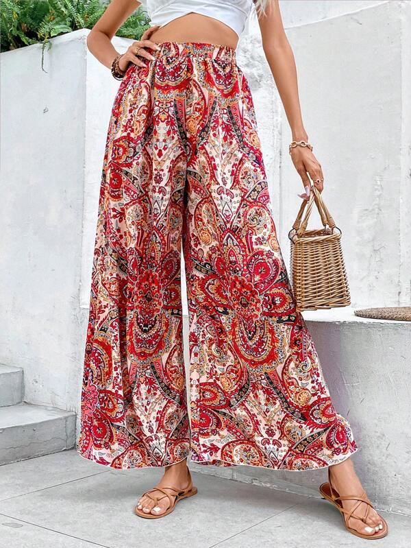 Casual Ethnic Loose Long Pants