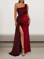 Sexy Long Sleeve Crew Neck Plain Tight Maxi Dress