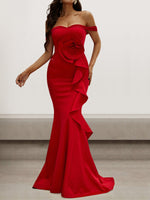 Sexy Sleeveless Crew Neck Plain Tight Maxi Dress