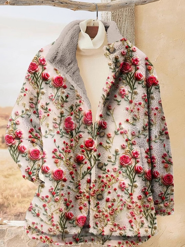 Loose Long Sleeve Ethnic Casual Regular Jacket