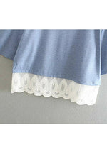 OEM Ladies Blue T-Shirts