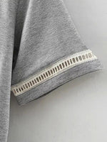 OEM Ladies Grey Mini Dresses