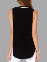 NEW FEELING Womens Black Camis