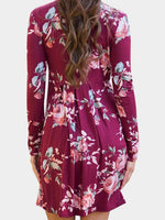 NEW FEELING Womens Rose Floral Dresses