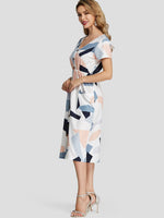 OEM Ladies Multi V-Neck Dresses