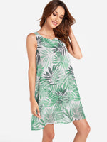 OEM Ladies Green Casual Dresses
