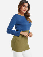OEM Ladies Color Block T-Shirts