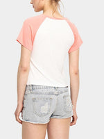 NEW FEELING Womens White T-Shirts