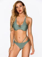 OEM Ladies Dusty Green Bikinis
