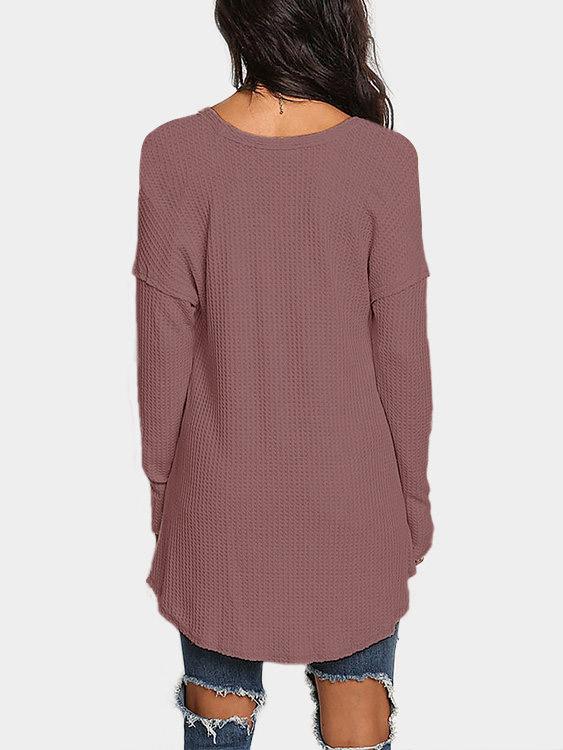 NEW FEELING Womens Rust T-Shirts