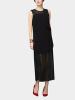 Wholesale Black Chiffon Dress