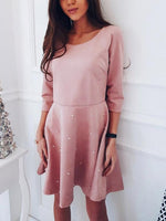 ODM Ladies 3/4 Sleeve Sexy Dress