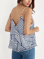 NEW FEELING Womens Striped Camis