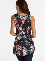 NEW FEELING Womens Black Camis