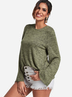 OEM Ladies Green T-Shirts