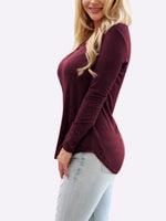OEM Ladies Plum T-Shirts