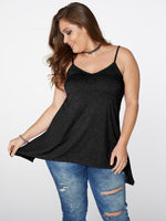 Custom Ladies Plus Size Black Tops