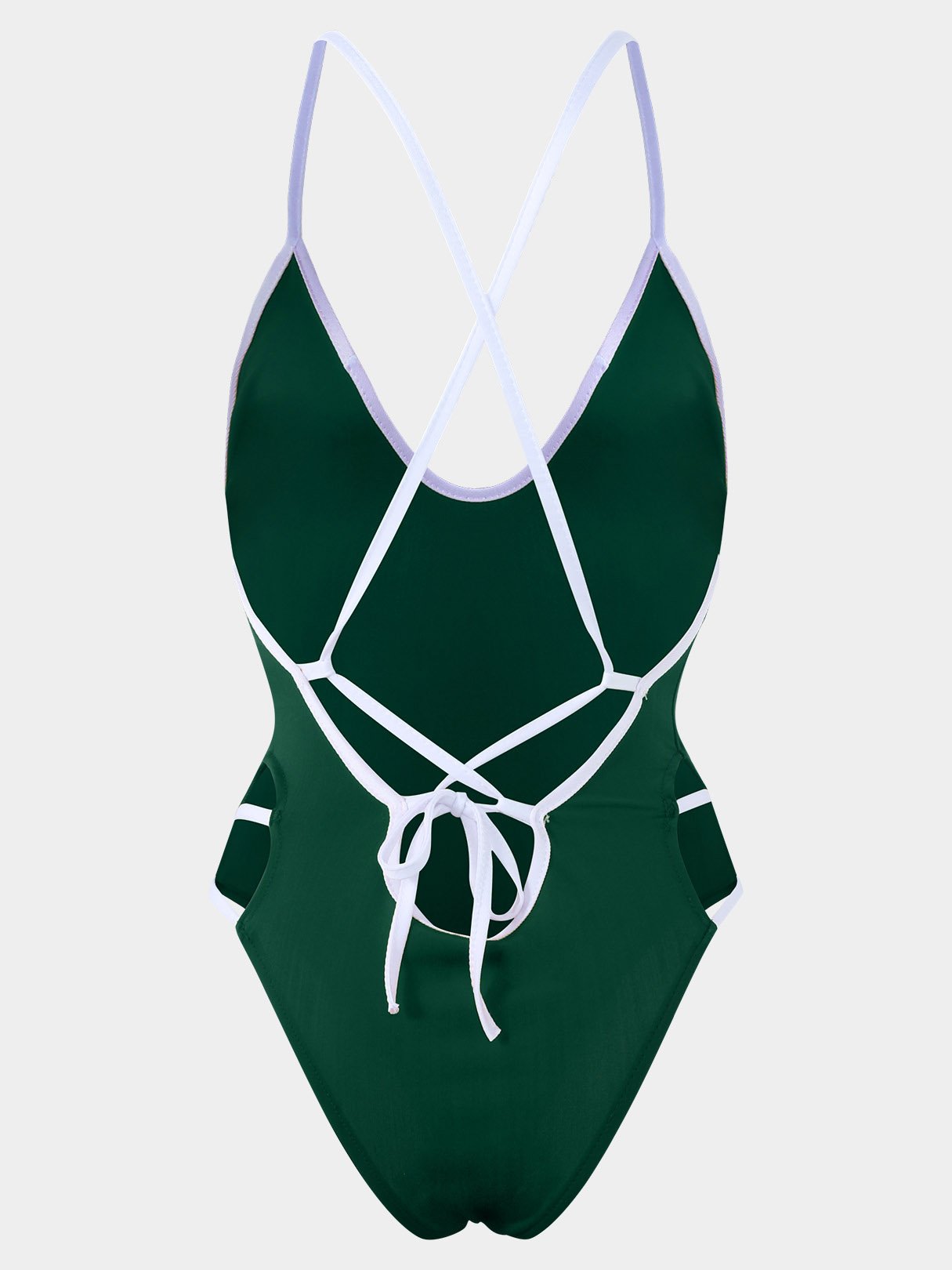 NEW FEELING Womens Green One-Pieces