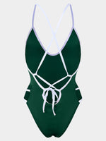 NEW FEELING Womens Green One-Pieces