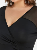 OEM ODM Womens 3/4 Sleeve Plus Size Dress