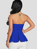 NEW FEELING Womens Blue Camis