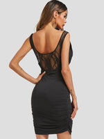 NEW FEELING Womens Black Mini Dresses