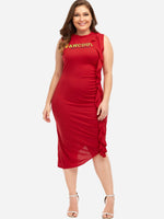 OEM ODM Womens Sleeveless Plus Size Dress