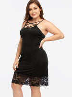 OEM Ladies Black Plus Size Dresses