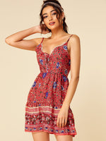 Custom Ladies Deep V Neck Dresses