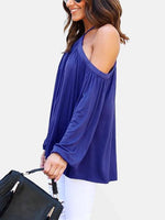 NEW FEELING Womens Navy Blouses