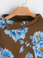 OEM Ladies Brown Shirt Dresses