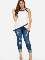 ODM Ladies Sleeveless Plus Size Tops