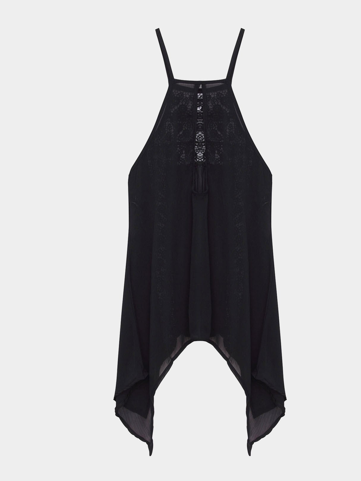 NEW FEELING Womens Black Camis